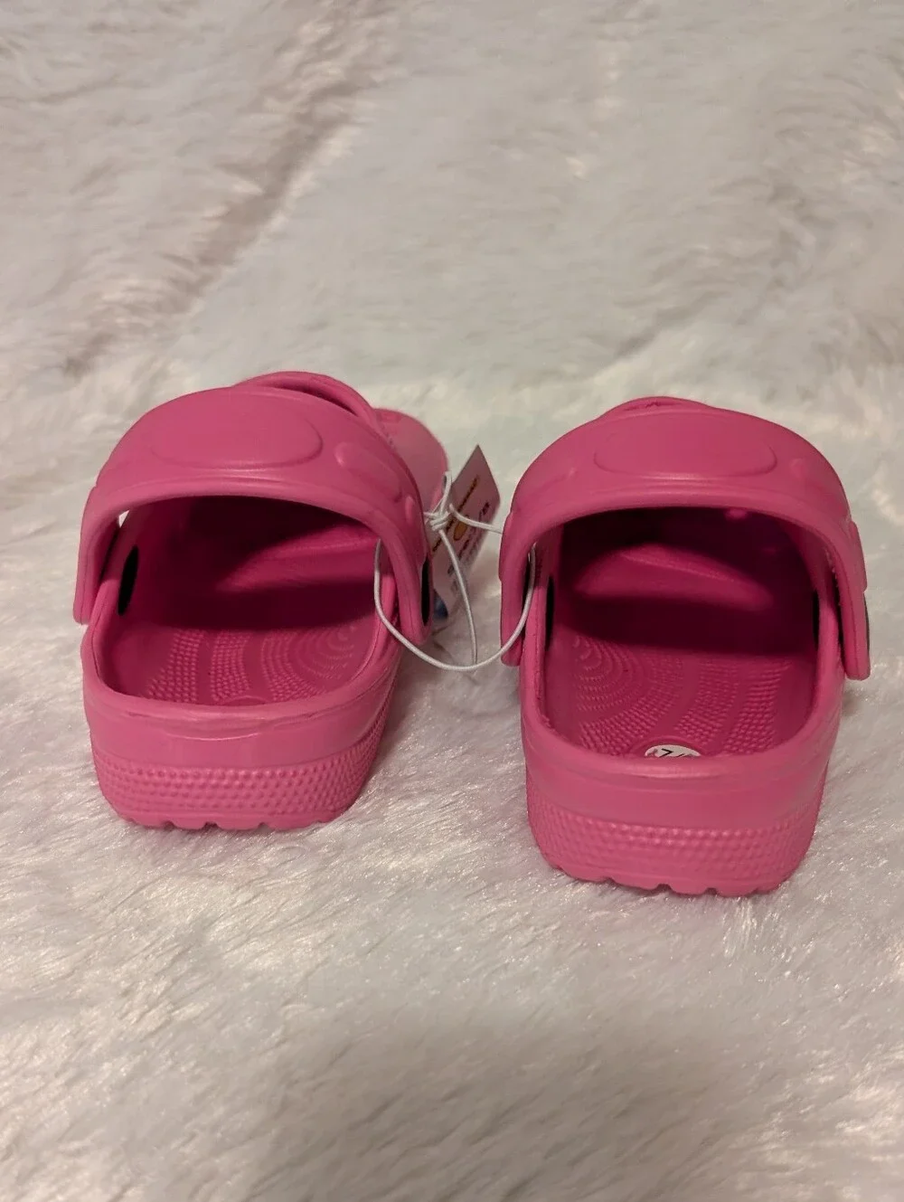 Kids Pink Clog Sandals - Comfortable Slip-On Shoes Toddler 7/8